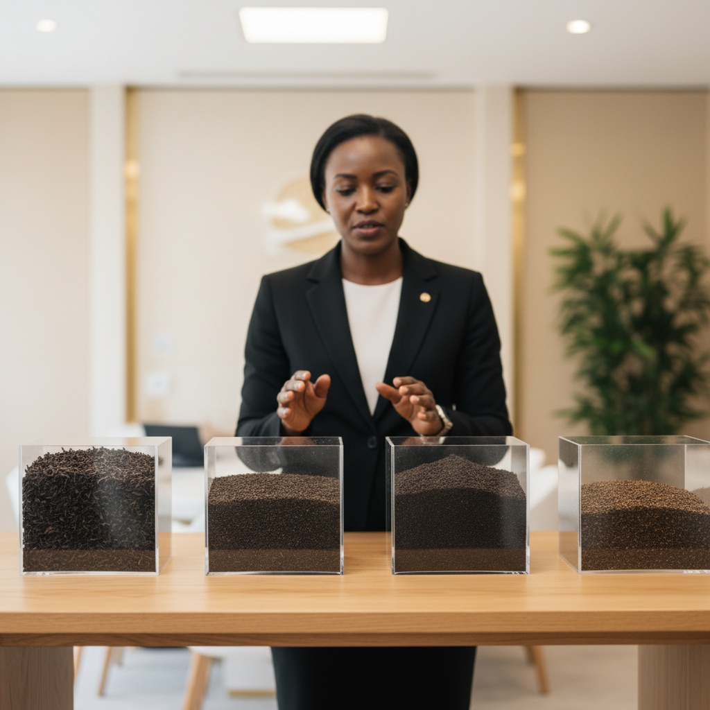 Kenyan CTC black tea dry grades